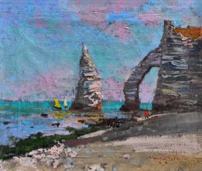 Étretat Cliffs and Arch