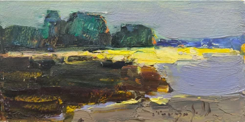 Vibrant Abstract Landscape