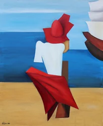 Red Hat By The Sea