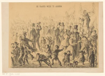 People on the Easter Meadow in Arnhem
