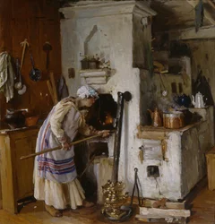 A New Home Dare. At the Stove