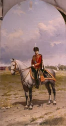 Portrait of Emperor Nicholas II 1868-1918, 1908