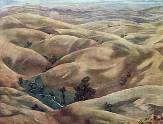 The High Plateaus of Madagascar, from Dessins et Peintures d