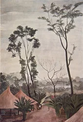 A Village in the Oubangui - Chari, from Dessins et Peintures d