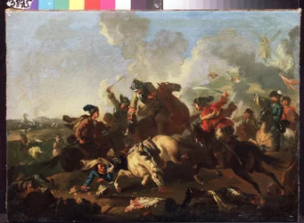 Scene from the Battle of Poltava