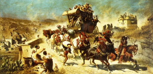 The Spanish Mail Coach in Toledo