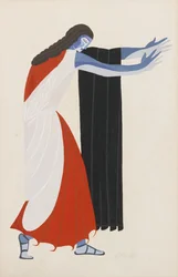 Costume design for the play Seven Against Thebes by Aeschylus