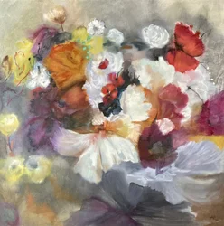 Vibrant Floral Abstract
