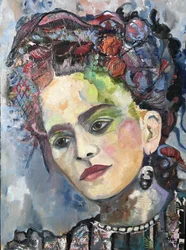 Vibrant Floral Portrait