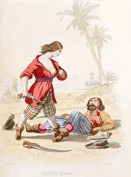 Mary Read Reveals Herself to a Vanquished Enemy, mid 19th century