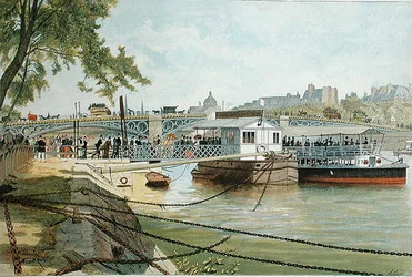 The Ponton at Suresnes, Next to the Pont des Saints Peres