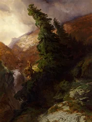 High Mountain Gorge (Handegg Valley in the Canton of Bern)