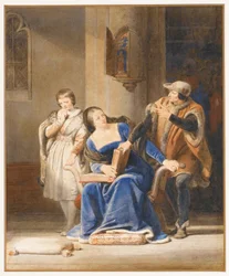 Louis XI overseeing the Education of the Dauphin