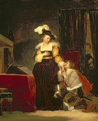 Mary Queen of Scots with Rizzio
