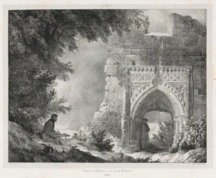 Picturesque and Romantic Journeys in Old France: Ruins of the Palace of the White Queen