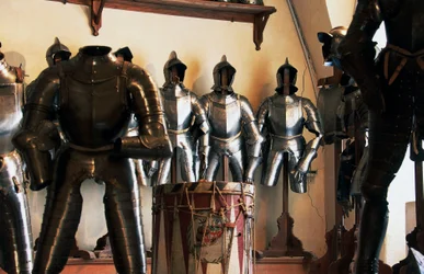 Exhibition of Ancient Armor, Armory of Churburg Castle, Schluderns, Venosta Valley, Trentino-Alto Adige, Italy