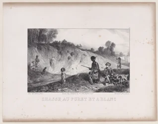 Hunting a Ferret with Blanks from the Series Hunting Scenes