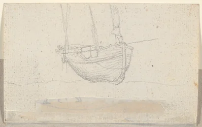 View of a Town (verso: Ship)