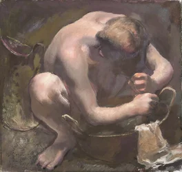 Model Washing Her Hair