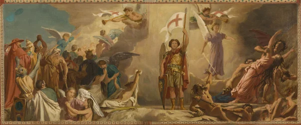 Sketch for the church of Saint-Germain-des-Prés: The Last Judgment, circa 1872