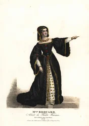 Miss Suzanne Brocard as Alicia in Jane Shore by Nepumucene Lemercier, Theatre Francais