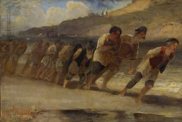Burlaks on the Volga, 1871