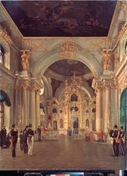 Interior of the Grand Church in the Winter Palace
