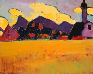 Landscape near Murnau, c. 1910