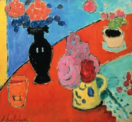 Still Life with Vase and Jug