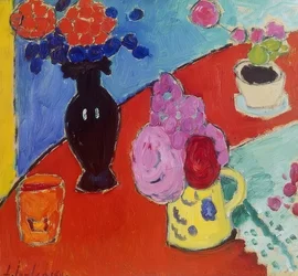 Still Life with Vase and Jug. 1909