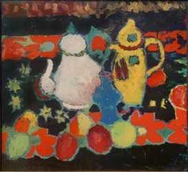 Still Life with Yellow and White Jug