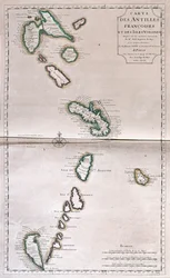 French Antilles and nearby islands - by A