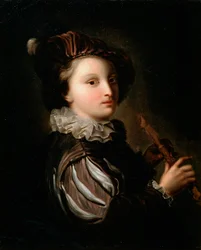 Page with a Reed Pipe