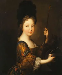 Portrait of a Girl, half-length, as Minerva