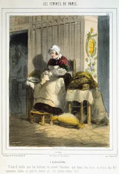 The Oyster Seller, from Les Femmes de Paris