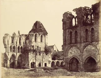 Wenlock Abbey, 1858