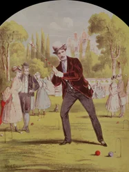 Sheet Music Cover for Croquet: Tempo Schottische by Lawreen and Davis
