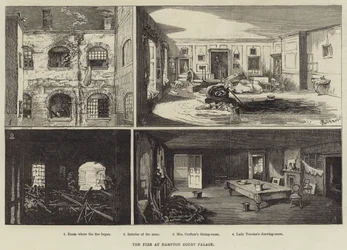 The Fire at Hampton Court Palace