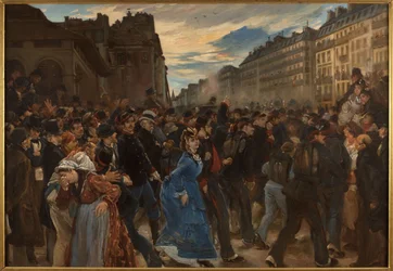 The Departure of the Mobiles, in July 1870, circa 1879
