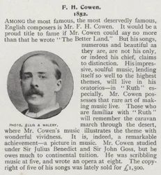 Frederic Hymen Cowen, British pianist, conductor and composer