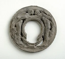 Maquette for a Pendant with an Arabesque Escutcheon (bronzed plaster)
