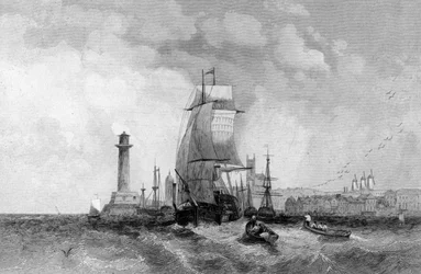 Margate, Kent, Engraved by Henry Wallis