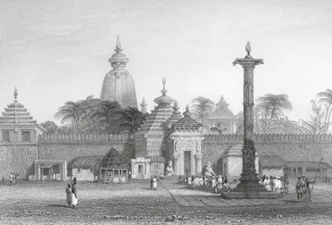 Temple of Juggernaut (Engraving)