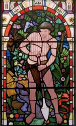 The murder of Abel by his brother Cain, c. 1866