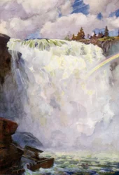 The Tannforsen Waterfall, Are