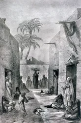A Street of Almees Egyptian dancing girls, Egypt, 1872