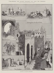 Carcassonne, the Ancient Bulwark City near the Pyrenees