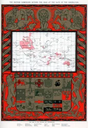 The British dominions beyond the seas at the date of the coronation, 1902