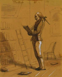 Bibliomaniac with an "Elzivir" in Hand!