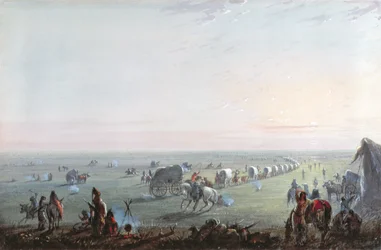 Breaking Up Camp at Sunrise